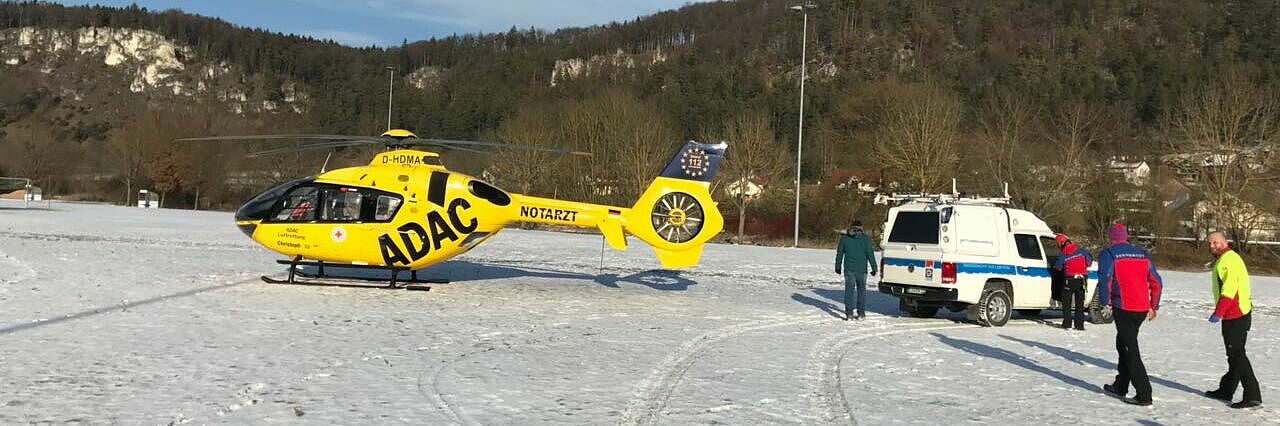 EInsatz vom HvO mit Christoph 32 und Bergwacht Dollnstein