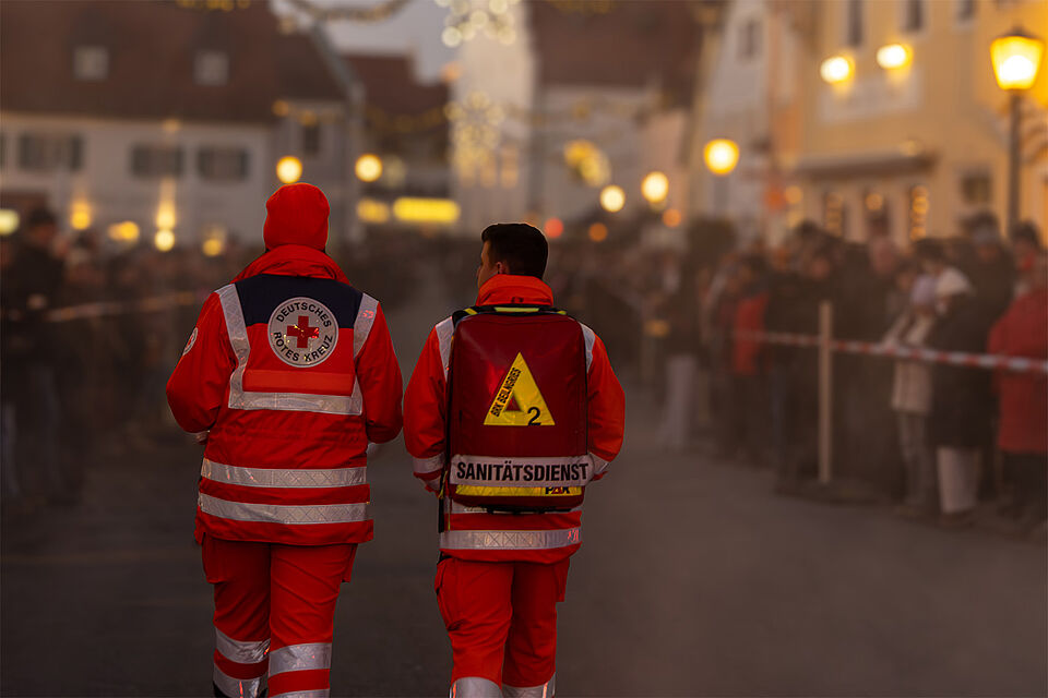 Sanitätsdienst beim Rauhnachstlauf Beilngries